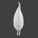 Lampadina LED economica E14 a colpo di vento opale 4W non dimmerabile