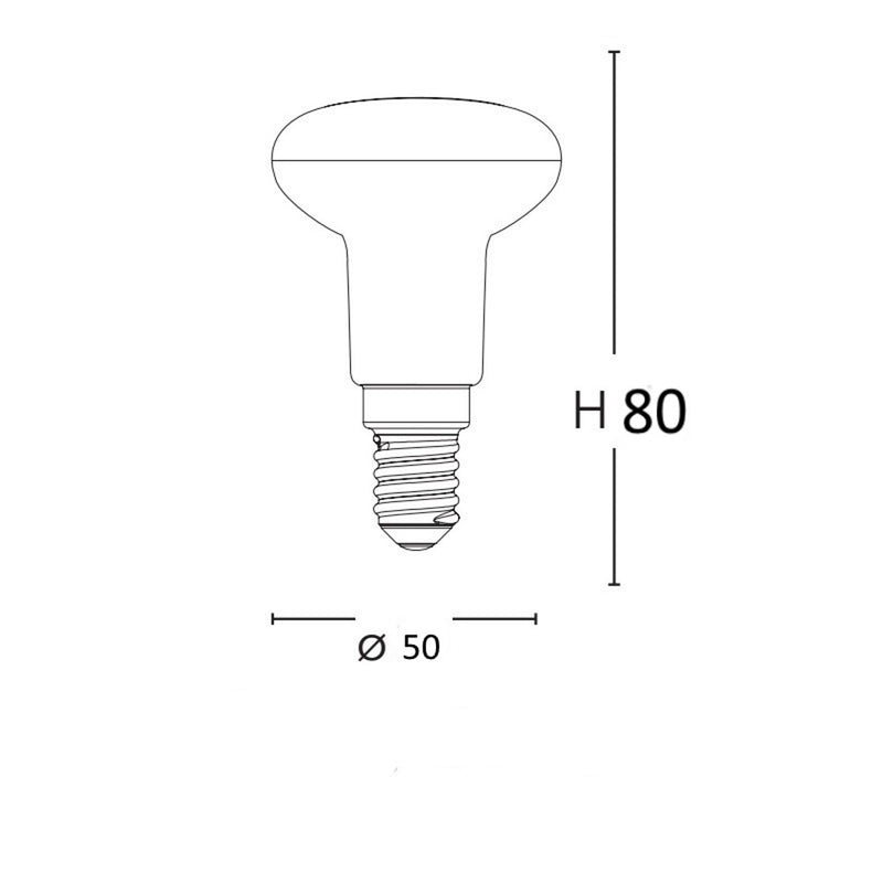 Lampadina spot LED | R50 6W | Intec light