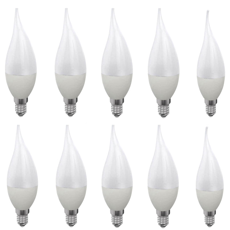 Lampadina LED E14 candela soffio di vento 8W 720 lumen 3000K 4000K 5000K