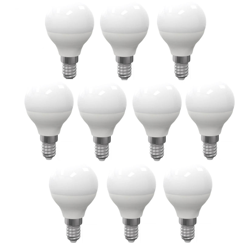 Lampadina LED E14 sfera 6W 520 lumen 3000K 4000K 6500K mini globo