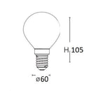 Lampadine LED E27 8W 950 lumen 4000K dimmerabili luce naturale