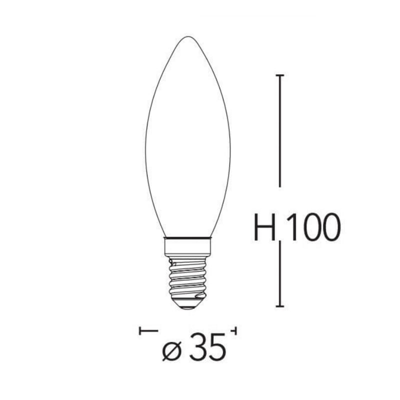 Lampadina LED | E14 4W | Intec Light