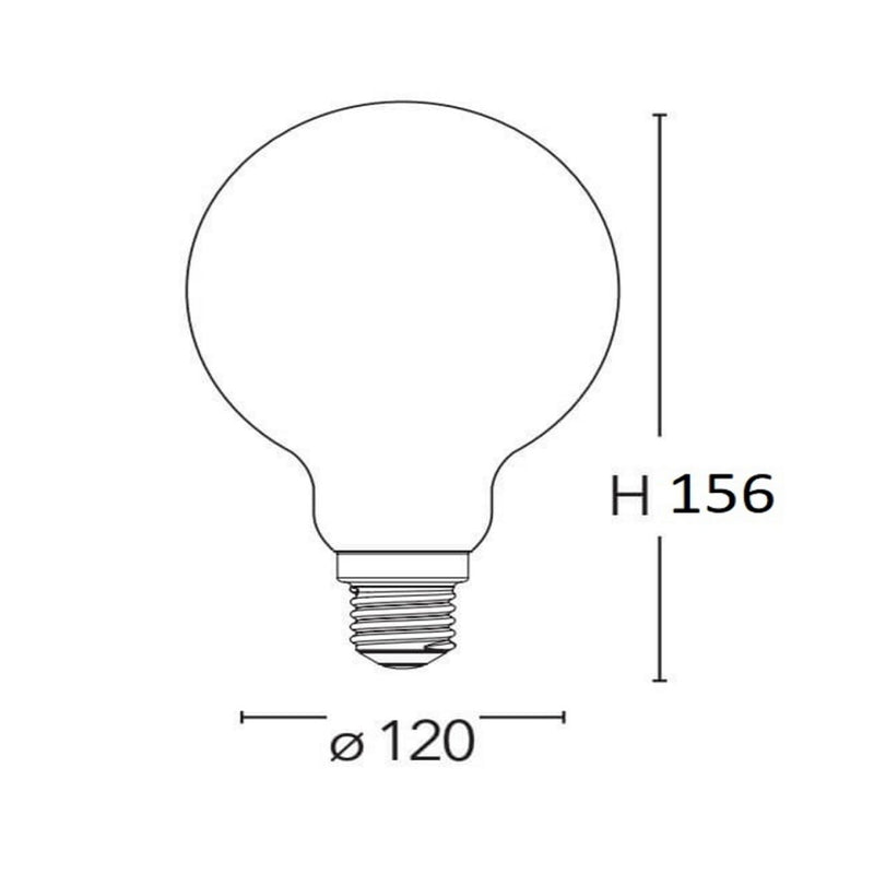 Lampadina LED globo E27 20W
