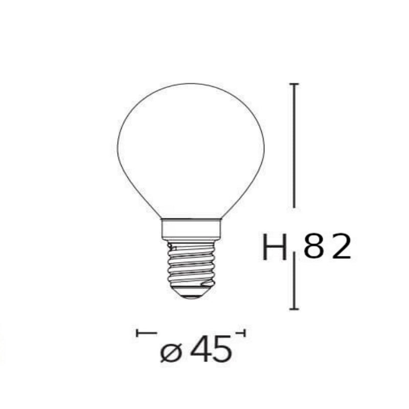 10 lampadine LED 6W, attacco piccolo E14, forma a sfera, 480 lumen, 3000K/4000K/6500K