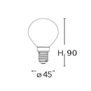 Lampadine LED E14 goccia 8W 710 lumen lampadari e lampade da bagno