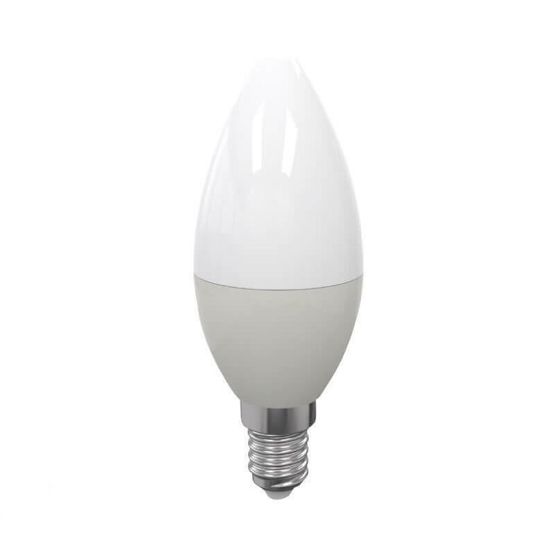 10 lampadine LED 8W, attacco piccolo E14, forma a oliva, 720 lumen, 3000K/4000K/6500K