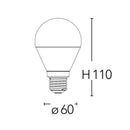 Lampadina LED E27 RGB multicolor 10W 935 lumen con telecomando