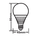 Lampadina LED E14 sfera 5W 400 lm 3000K