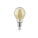 Lampadina LED vintage a filamento ambra E27 8W luce calda 2700K