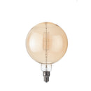 Lampadina LED globo XXL G200 E27 8W 730 lumen 2500K vetro ambrato vintage