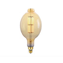 Lampadina LED maxi globo E27 8W 730 lumen 2500K vetro ambrato XXL vintage