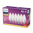 Lampadine Philips LED E14 5,5W 470 lumen 2700K EyeComfort confezione 6