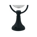 lampioncino da esterno in alluminio nero con lanterna e attacco e27