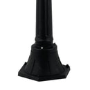 lampione rustico alto 128 cm per illuminare percorsi e giardini