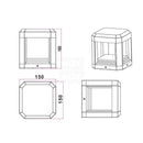 Logone 222360142 | Applique LED moderna | Illuminazione da esterno | Trio Lighting