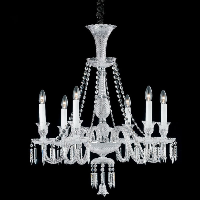 I-LOUVRE/6 | Lampadario chandelier cristallo | Design classico