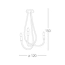 LOVER NERO | Lampadari moderni | Fan Europe