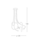 LOVER NERO | Plafoniera moderna | Fan Eruope