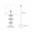 Lume Incanto alto 60 cm con attacco E27 non inclusa ideale per comodino elegante