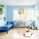 Lurra - Lampadario per camerette con lettere colorate