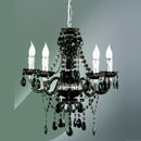 Luster R1107-02 | Lampadario in plastica | Acrilico nero