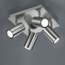 Marley 802430407 | Plafoniera moderna | Acciaio satinato | Trio Lighting