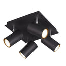 Marley 802430432 | Plafoniera moderna | Nero | Trio Lighting