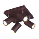 Marley corten ruggine | Plafoniera rustica | Trio Lighting