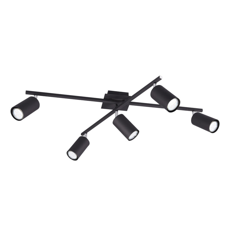 Marley 612400532 | Plafoniera nera moderna | Trio Lighting