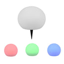 Lampada solare Melo sfera Ø20 cm RGB per giardino IP67