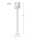 LANT-MIRAGE-P200 | Lampioni moderni | Illuminazione da esterno | Intec Light