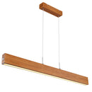 Molino - Lampadario LED 22W 3000K, in legno larghezza 94cm, con variatore di luce al tocco, Globo Lighting