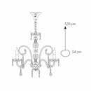 Lampadario MONALISA Illuminazione classica cristallo Fan Europe