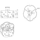 Plafoniera Moony | Lampade per camerette | Trio Lighting