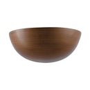 applique in gesso con finitura effetto legno noce scuro per ambienti rustici e classici