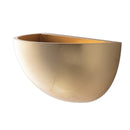 lampada da parete oro con finitura metallica brillante e attacco E27