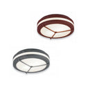 Plafoniera da esterno Murray IP54, in alluminio finitura materica color ruggine, 2 luci