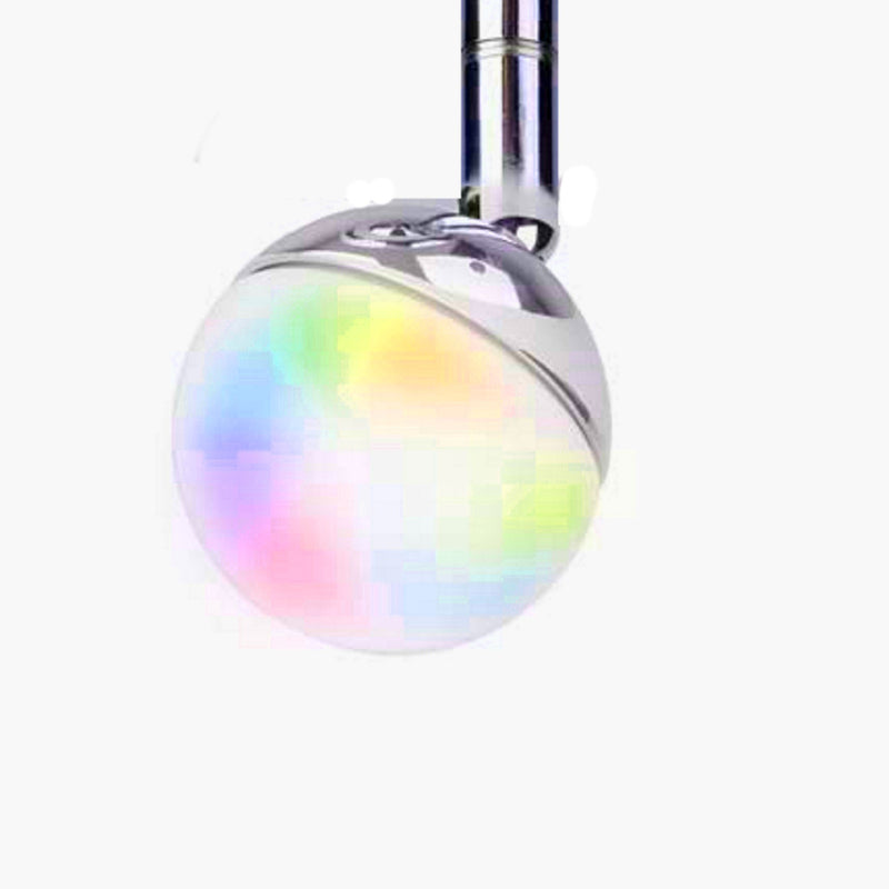 Olivine - Faretto cromato 4 luci LED RGB con telecomando, 5420060411830