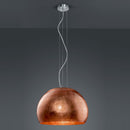 Ontario - Lampadario classico elegante in vetro finitura rame 51 cm