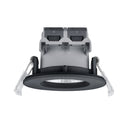 Faretti da incasso LED nero tondo fisso IP65 sopra la vasca e la doccia