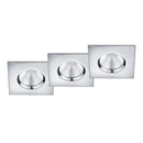 Pamir 650610306 | 3 Faretti da incasso | Acciaio cromato lucido