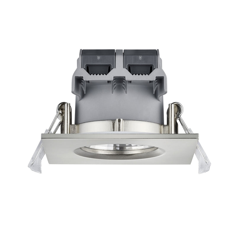 FARETTO DA INCASSO, Faretto a incasso, Aqua Lampada da soffitto, in alluminio Quadrato – Faretto da incasso nichel satinato IP65 per lampada LED, lampada da incasso da soffitto + 230 V GU10 FARETTO DA INCASSO, Faretto a incasso, Aqua Lampada da soffitto, in alluminio Quadrato – Faretto da incasso nichel satinato IP65 per lampada LED, lampada da incasso da soffitto + 230 V GU10