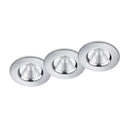Pamir 650710306 | 3 faretti da incasso | acciaio cromato lucido