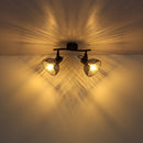 Pantalla - Barra 2 faretti faretti orientabili stile rustico classico