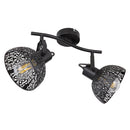 Pantalla - Barra 2 faretti faretti orientabili stile rustico classico