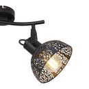 Pantalla - Barra 2 faretti faretti orientabili stile rustico classico