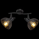 Pantalla - Barra 2 faretti faretti orientabili stile rustico classico