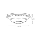 Paula - Applique classica in gesso decoro intagliato