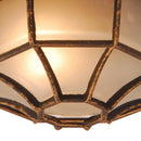 Perseus - Plafoniera rustica da esterno