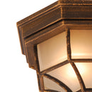 Perseus - Plafoniera rustica da esterno